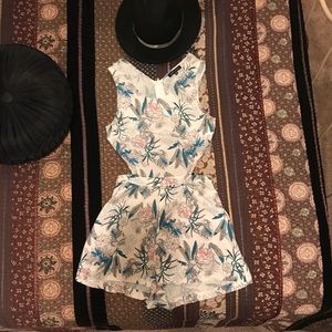 Kendall & Kylie  |  Palm Floral Romper